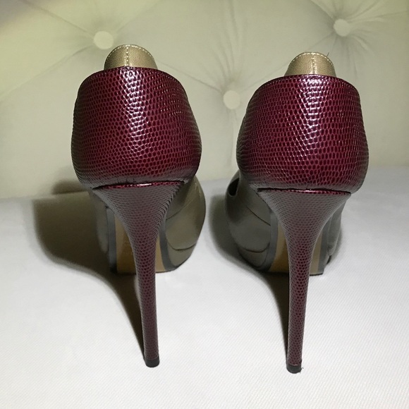 Fendi color block  Nappa  Leather platform heels - Picture 3 of 8